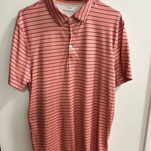 J.CREW Men's Large Performance Collared Short Sleeve Polo Shirt Size Large